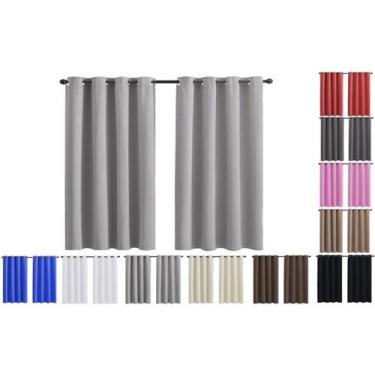 Imagem de Cortina Janela Tecido Alice Com Ótimo Caimento 2,60 X 1,40m Altura - C