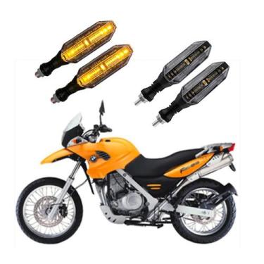 Imagem de KIT 4 Setas Esportivas Pisca de Led Modelo P26 Para Moto BMW 650 GS An