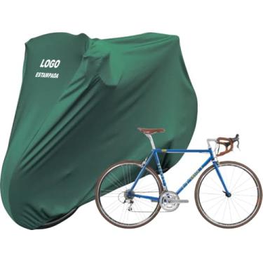 Imagem de Capa Cobrir Bicicleta Caloi 10 120 Anos Speed Tecido Helanca (Verde)