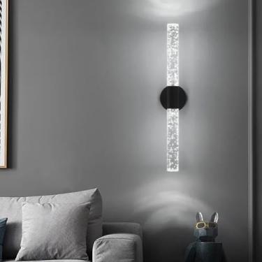 Imagem de GZZBMY Candeeiros de parede LED para interior moderno estilo nórdico arandelas de parede de alumínio tira longa arte bolha quarto lâmpadas de parede para sala de estar corredor escadas decoração de