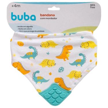Imagem de Bandana Baby Com Mordedor Dino Buba