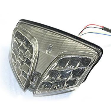 Imagem de PACASK Luz traseira de freio LED para motocicleta com indicadores de luz de seta integrados para Suzuki 2008-2013 GSX-R 600 750/2008-2013 GSX-R 1000