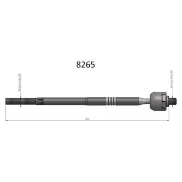 Imagem de Barra Axial Gol Voyage Fox Polo Spacefox Crossfox Saveiro