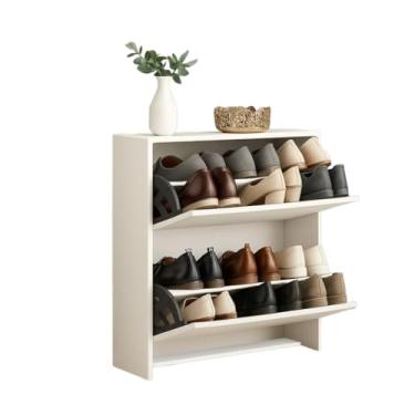 Imagem de Sapateira com 2 Portas Multiuso Organizadora Para Quarto e Closet(Branco)