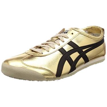 Imagem de Onitsuka Tiger México 66 1183B566 Tamanho masculino, Ouro puro/preto, 4