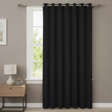 Imagem de Cortina Folha Única Microfibra 1,50m x 2,20m Ideal para Porta Janela D