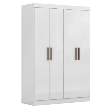 Imagem de Modulo de Guarda Roupas Para Quarto 4 Portas e 2 Gavetas Madrid Maxel