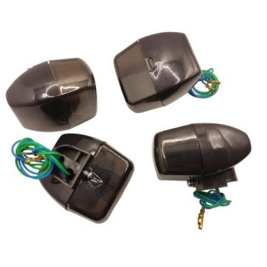 Imagem de Pisca Xr 200 Xlr 125 Bros 125 150 Tornado 250 Pop Fumê 4 pcs - ILLION 