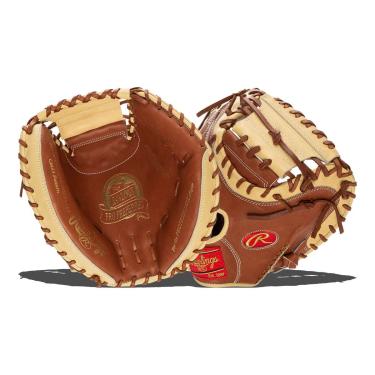Imagem de Rawlings | Luva de apanhador de beisebol de preferência profissional | 83,8 cm | 1 peça de teia sólida | arremesso para mão direita