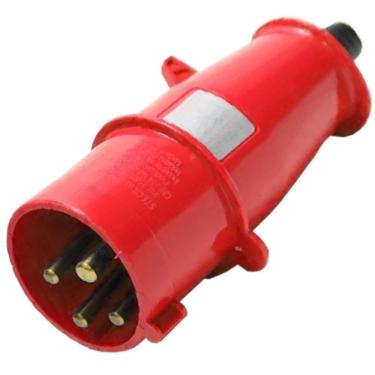 Imagem de Plugue 3p+t 16a 380-440v 6h Vermelho - N-4076 - Steck Plug 3p+t16a 380-440v 6h Vm N-4076 Steck