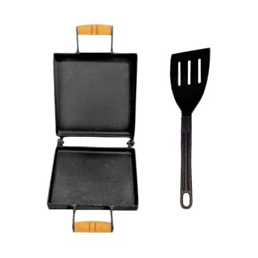 Imagem de Sanduicheira Antiaderente Báscula Até 4 Pães e Espátula