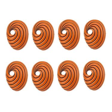 Imagem de Kit 8 Máscara Anime Naruto Cosplay laranja