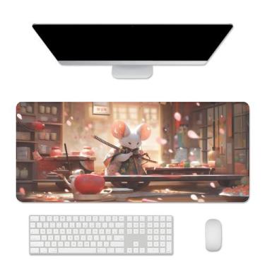 Imagem de Mouse pad grande para jogos de borracha antiderrapante 70x30 cm - Marc