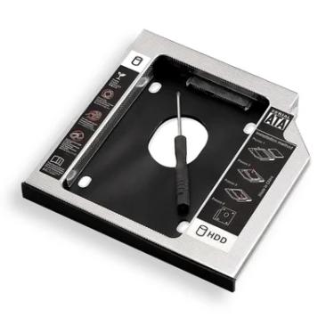 Imagem de Adaptador Case Caddy F3 Para Notebook, 2.5", SATA, 9.5mm - F-Cy02