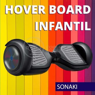 Imagem de Hoverboard Infantil Skate Elétrico Bluetooth - Preto Nº40