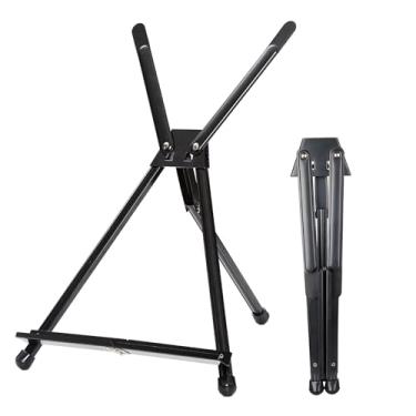 Imagem de MEEDEN Cavaletes De Mesa Meeden, Suporte Metal Para Pintura E Exposição, Cavalete Alumínio Arte, Tripé Portátil Dobrável, Tela, Pinturas, Fotos, Livros, Placas