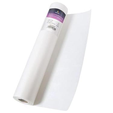 Imagem de TRITART Rolo de papel vegetal branco para costura, arte e artesanato - 40 cm x 50 m - rolo de papel 50 g/m² para tinta, lápis e marcadores - papel padrão para confecção de roupas e esboços