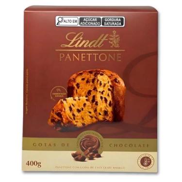 Imagem de Panetone Lindt Gotas de Chocolate Suiço 400g - 2122