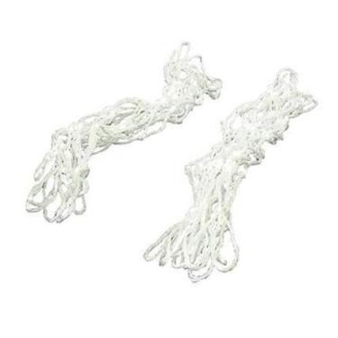 Imagem de Rede de Basquete Gismar Fio 4mm Tipo Chuá Seda, Branco