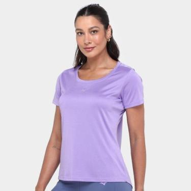 Imagem de Camiseta Mizuno Run Spark 2 Feminina, Roxo, P