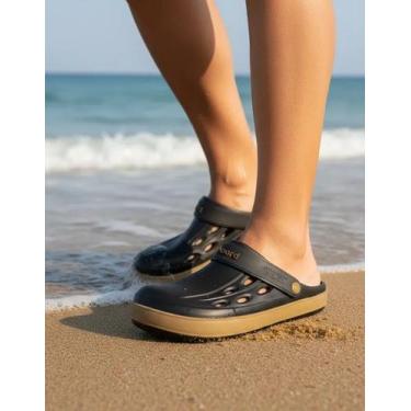 Imagem de Babuche Masculina Boaonda Star Leveza Conforto Versatilidade, Preto, 4