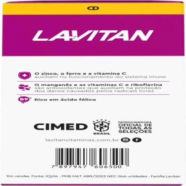 Imagem de Lavitan Mulher Suplemento vitaminico com 60 Comprimidos