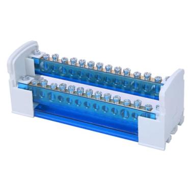 Imagem de Caixa de Distribuição Terminal 215 Monofásica de 2 Níveis Com Tampa Transparente para Instalação de Gabinete Elétrico