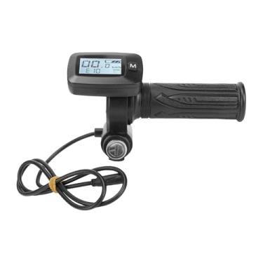 Imagem de aqxreight Visor Integrado do Acelerador Com Tecla M 3 Modos de Pilotagem Velocímetro Ajustável Controlador de Acelerador para 01 Bicicleta Elétrica Sujeira ABS Conexão de Cabo de