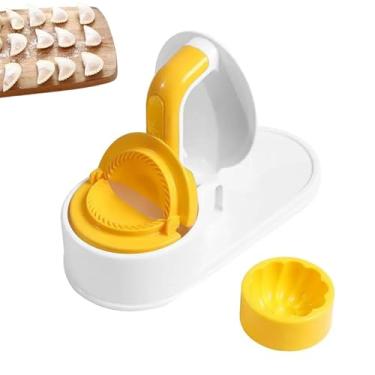 Imagem de Fabricante de Dumplings 3 em 1 Máquina para Cozinha com Moldes Pequenos Bolo Vapor Manuais Prensa Massa Dumpling -Ferramentas Pequenas que Economizam Fabricação e Bolos Fácil Usar PP Grau Alimentar