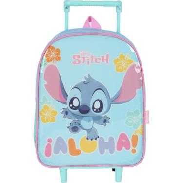 Imagem de Mochila Infantil com Rodinha, Luxcel, Stitch, Verde, P