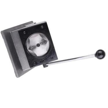 Imagem de Fabricante de Crachás Redondos, Máquina de Corte e Vinco Gráfica, Corte Estável de Alta Dureza para Cartões de PVC e Couro de Papel (75 mm)