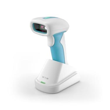 Imagem de NETUM NT-1962 Scanner de código de barras sem fio 1D/2D de grau médico, sensor CMOS 1280 × 800, 2,4 G + Bluetooth, design robusto à prova d'água IP67, modo mãos livres para clínicas e hospitais