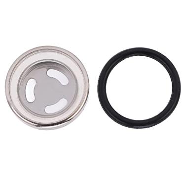 Imagem de Vidro de mira do cilindro do freio do espelho do veículo - ajuste universal, design premium, substituição confiável, cabe facilmente no cilindro de freio dianteiro traseiro com junta adequada (18 mm)