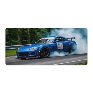 Imagem de HouLaiZhe JDM Tapetes de mouse para jogos grandes Speed ​​rx8 JDM Tapete de mesa de modificação de carro Base de borracha antiderrapante Acessórios de computador laptop suprimentos bloco de escrita