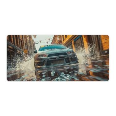 Imagem de HouLaiZhe Speed ​​Sports Lancer JDM Carro Esportivo Grande Gaming Mouse Pads Tapete de Mesa Base de Borracha Antiderrapante Laptop Acessórios de Computador Suprimentos Bloco de Escrita para Escritório