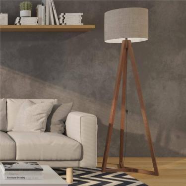 Imagem de Luminaria Piso 1.6 Tripe Integra Finger Abajur Off White