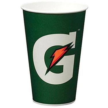 Imagem de 100 Copos Gatorade 400 Ml 14oz Papel - Pacote Com 100 Un Original Gatorade® Usa