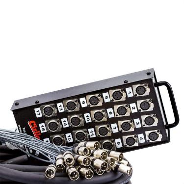 Imagem de Medusa 20 Vias Montada Conectores Amphenol - 15 Mt