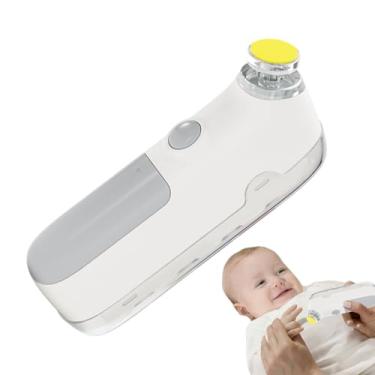 Imagem de Aparador Elétrico para Unhas - Cortador de Unhas com 5 Cabeças de Lixar - Aparelho Elétrico Com Luz | Para Meninos, Meninas E Crianças, Uso Diário Em Casa E Durante Viagens