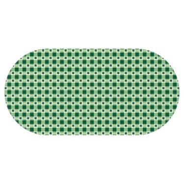 Imagem de Kuyuayee Toalha de mesa oval para Dia de São Patrício, 152 x 300 cm, impermeável, para Dia de São Patrício, Toalha de mesa lavável para festa de São Patrício, jantar, decoração de casa