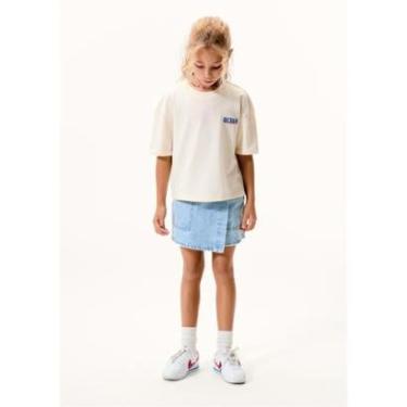 Imagem de Shorts Saia Infantil Menina Jeans-Feminino