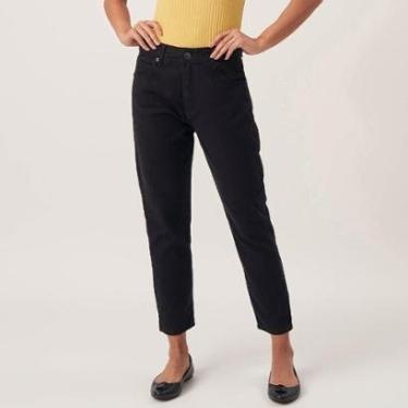 Imagem de Calça Jeans Mom Cintura Alta Capri-Feminino
