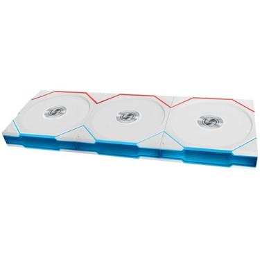 Imagem de Kit 3 Fans Lian Li Uni fan TL 120 Wireless ARGB Branco Reverse Blade 12RTL1W3W WHITE