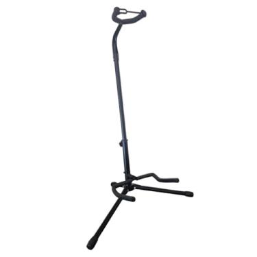 Imagem de Suporte de Chão Tripé em Aço Carbono para Violão, Guitarra e Contrabaixo 230 × 100 × 650 mm para Instrumentos Musicais