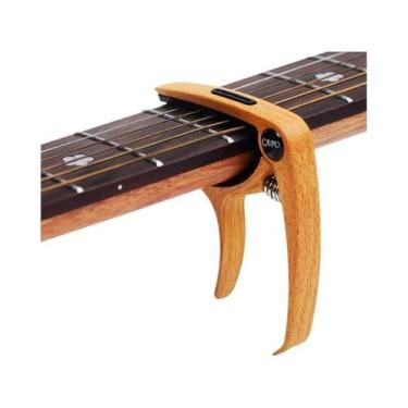 Imagem de Capotraste Profissional De Metal Para Guitarra, Afinador De Mão Única 