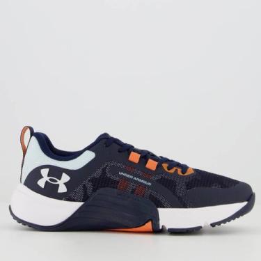 Imagem de Tênis Under Armour Tribase Reps Feminino Azul Marinho, 41