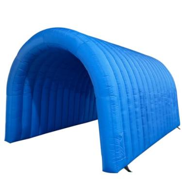 Imagem de Túnel inflável de 16,5 x 10 x 3,5 m Tenda inflável de túnel esportivo com soprador embutido para promoção de exibição de eventos