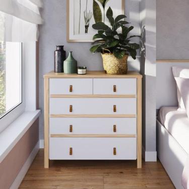 Imagem de Cômoda 5 Gavetas Íris CabeCasa MadeiraOriginals - CabeCasa MadeiraMade