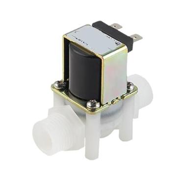 Imagem de 1 peça 1/5.1 cm válvula solenoide solar de fornecimento de água por gravidade plástica normalmente fechada aquecedor de ar a gás de água máquina de lavar (24 V)