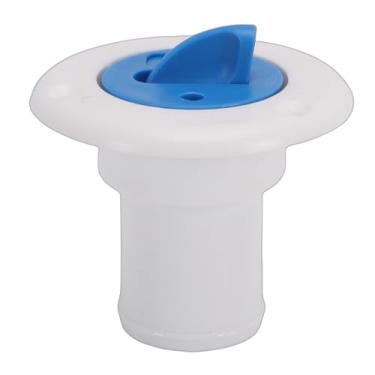 Imagem de Acouto Tampa de Enchimento do Tanque de água Plástico ABS Com VedaçãO de Anel O e Acabamento Fosco de Corrente de Aço Inoxidável Com Marcação Clara para Barco, Iate, RV, Caminhão, (WHITE)